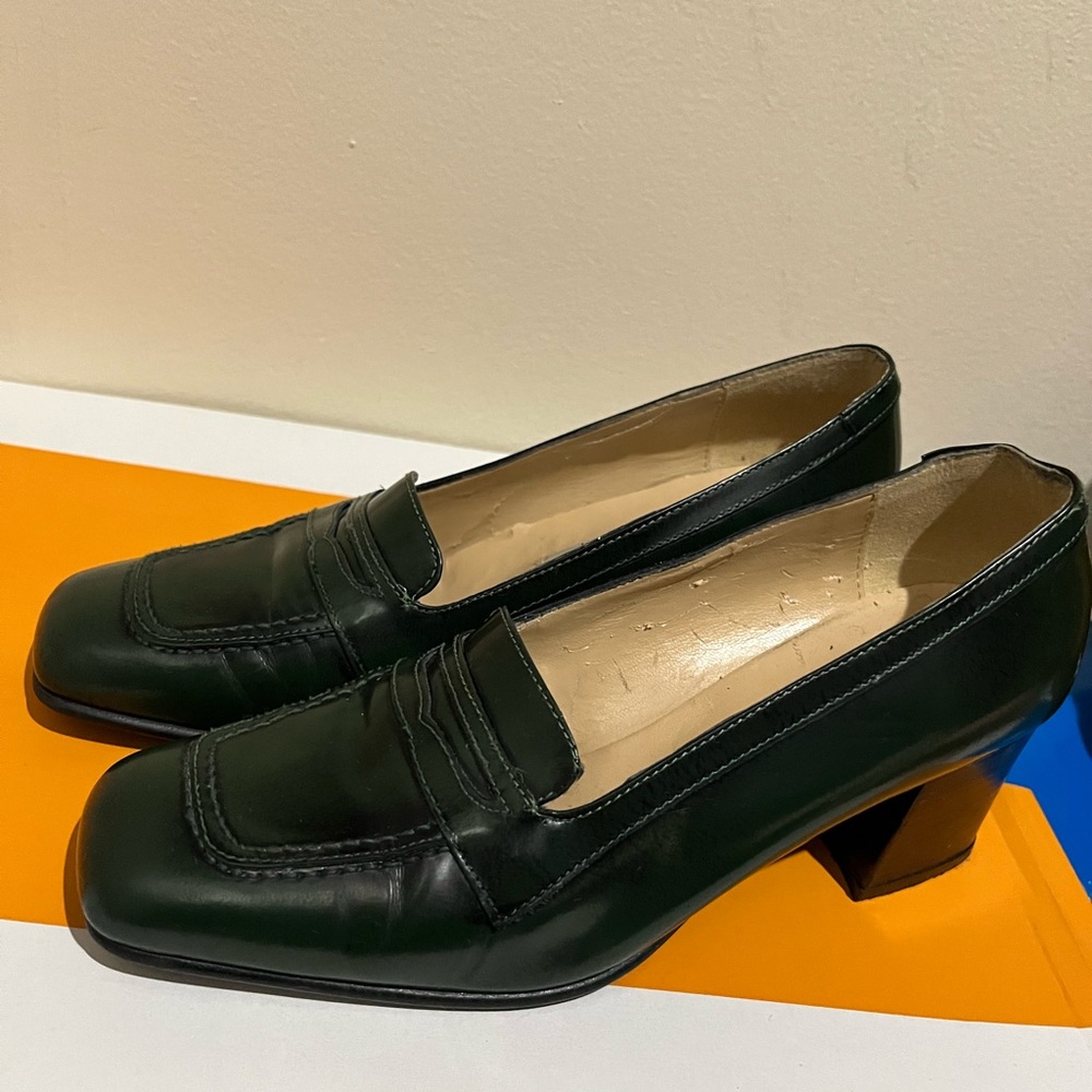 Vintage loafer heels